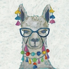 Llama Love with Glasses II