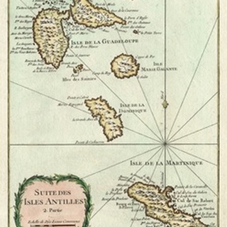 Petite Map of the Antilles Islands I