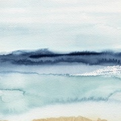 Watercolor Ocean Horizon II