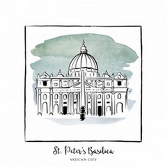St. Peter's Basilica - Brushstroke Buildings