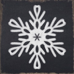 Chalkboard Snowflake III