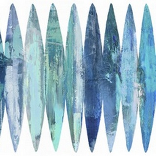 Abstract Surfboards Blues