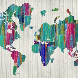 World Map Drip