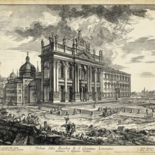 Veduta della Basilica di S. Giovanni Laterano