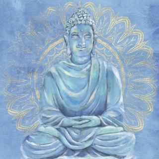 Buddha on Blue I