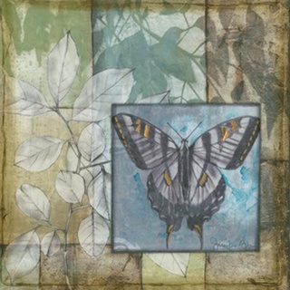 Stained Glass Butterfly III