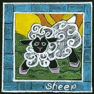 Whimsical Sheep