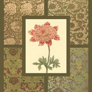 Textile with Floral I