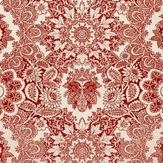Baroque Tapestry in Red I