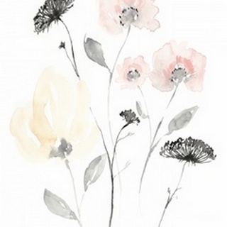 Blush & Black Wildflowers II