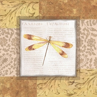 Collaged Dragonflies IV