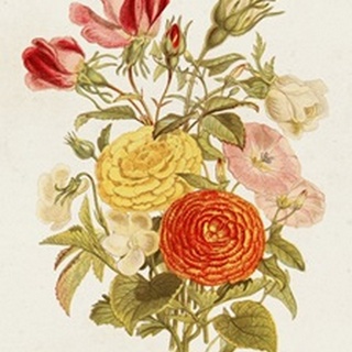 Antique Floral Bouquet I