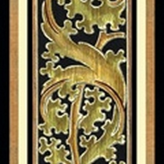 Sienna Woodcut Panel I