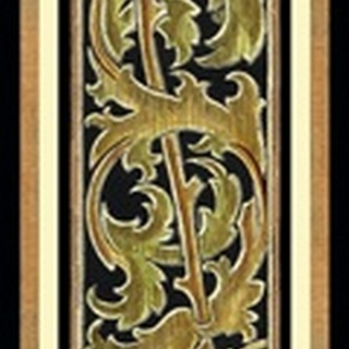 Sienna Woodcut Panel II