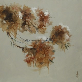 Rusty Spring Blossoms I