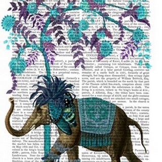 Niraj Elephant, Blue Tree