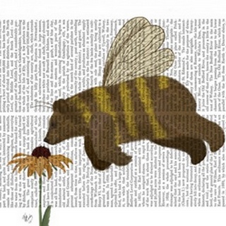 Bear Bee Book Print