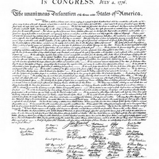 Declaration of Independence _Khaki