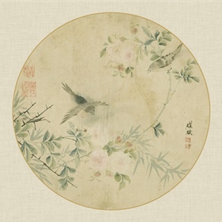 Oriental Bird Silk II