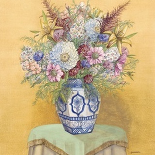 Bouquet in Asian Vase I