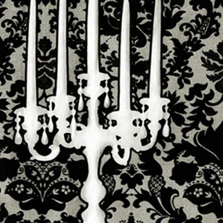 Small Patterned Candelabra II