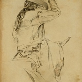 Cowgirl on Horseback II