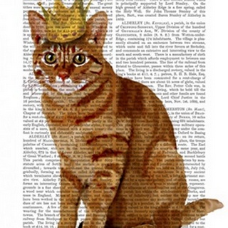 Ginger Cat with Crown Full