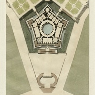 Plan Du Palais De Caprarola