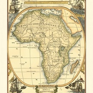 Small Nautical Map of Africa