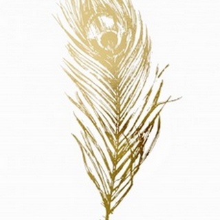 Gold Foil Feather II