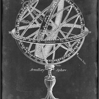 Armillary Sphere on Charcoal I