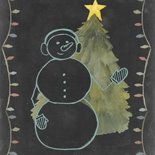 Chalkboard Snowman II