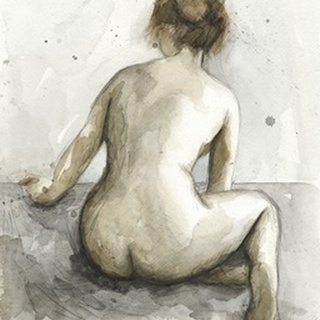 Figure in Watercolor I