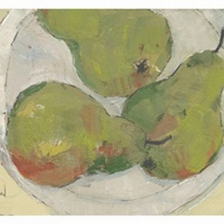 Plate with Pear