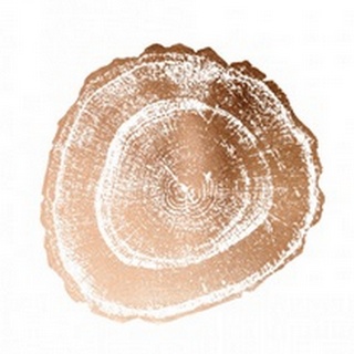 Rose Gold Foil Tree Ring III