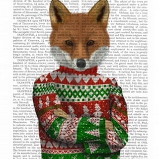 Fox in Christmas Sweater