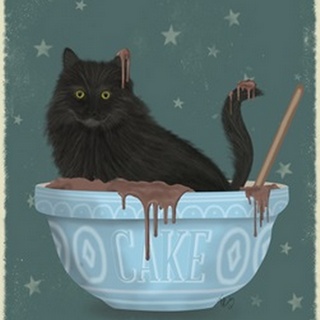 Black Cat Mixing Bowl