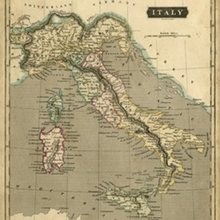 Thomson's Map of Italy