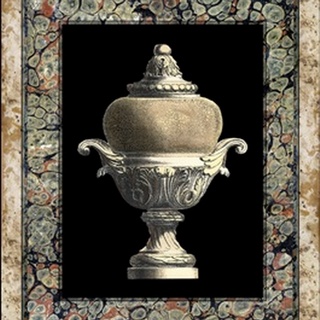 Urn on Marbleized Background II