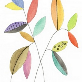 Color Pop Leaves IV