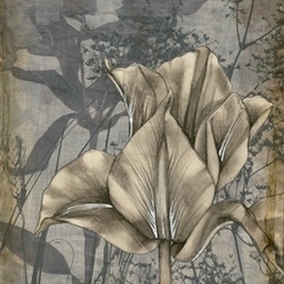 Embellished Tulip and Wildflowers III