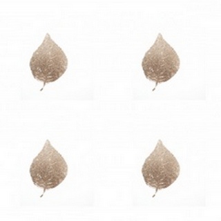 4-Up Rose Gold Foil Leaf II