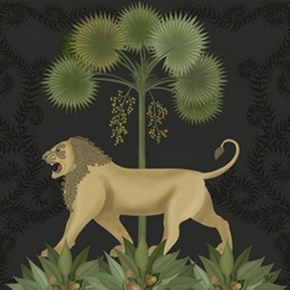 Animalia - Lion Under Palm