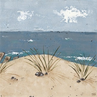 Beach Scene Triptych III