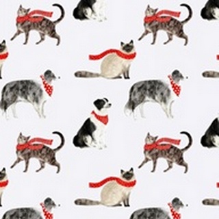Christmas Cats and Dogs Collection E