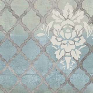 Teal and Arabesque I