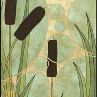 Tranquil Cattails I