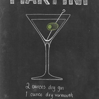 Chalkboard Cocktails Collection F
