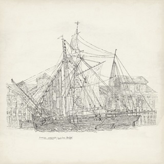 Antique Ship Sketch X