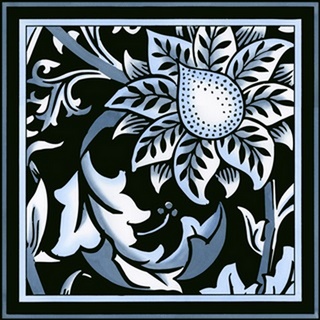 Blue and White Floral Motif II